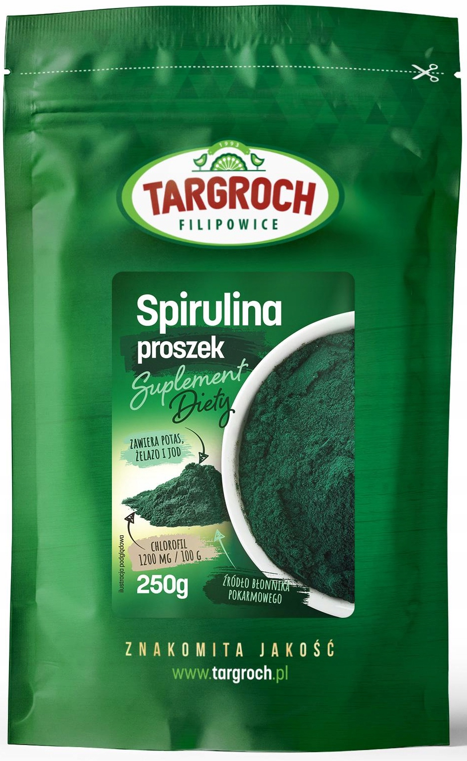 

Spirulina proszek 250 g Targroch