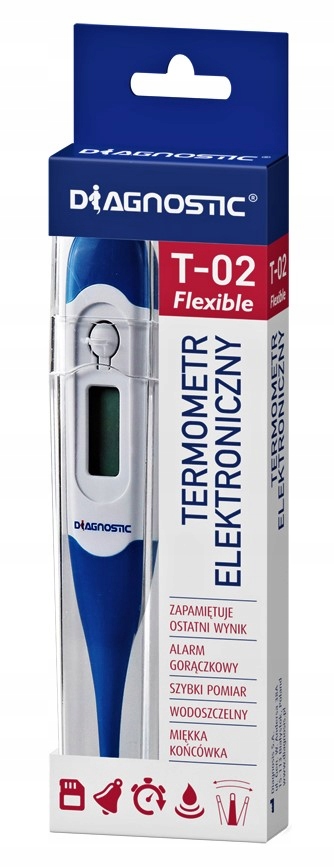 

Elektroniczny termometr T-02 Flexible Diagnostic