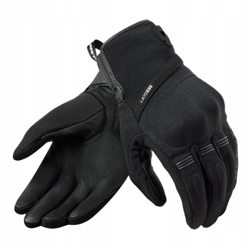 Krátke motocyklové rukavice Revit Mosca 2 Black, čierne