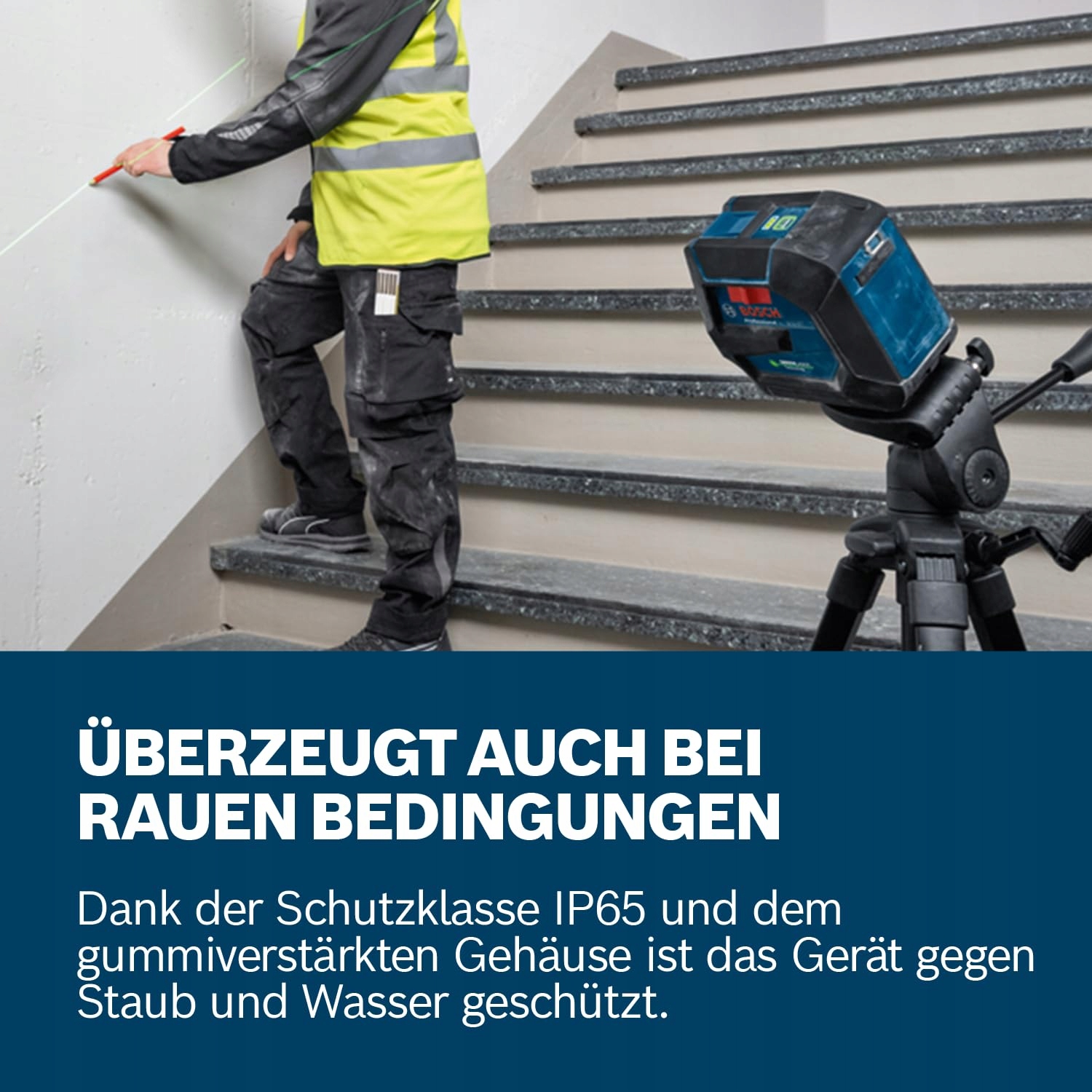 BOSCH Professional Zielony Laser Liniowy GLL 20-22 G Zasięg 20m Wnętrza — miniatura 4