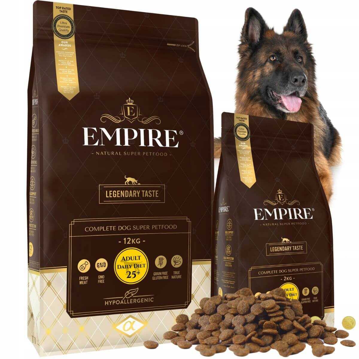 Empire karma sucha dziczyzna Daily Diet 25+ 12kg 2kg 14 kg