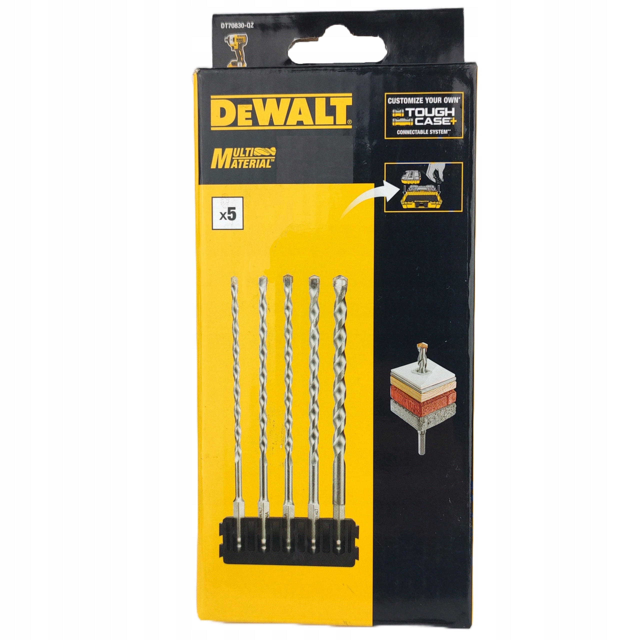 

Dewalt Wiertła Uniwersalne Hex Zestaw 5SZT DT70830