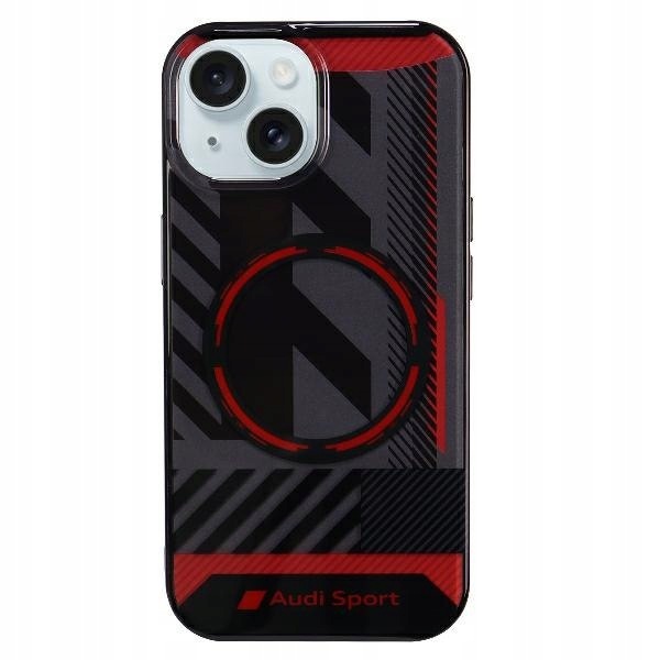 Audi IML Sport MagSafe Case iPhone 15 14 13 6.1" czarny/black hard