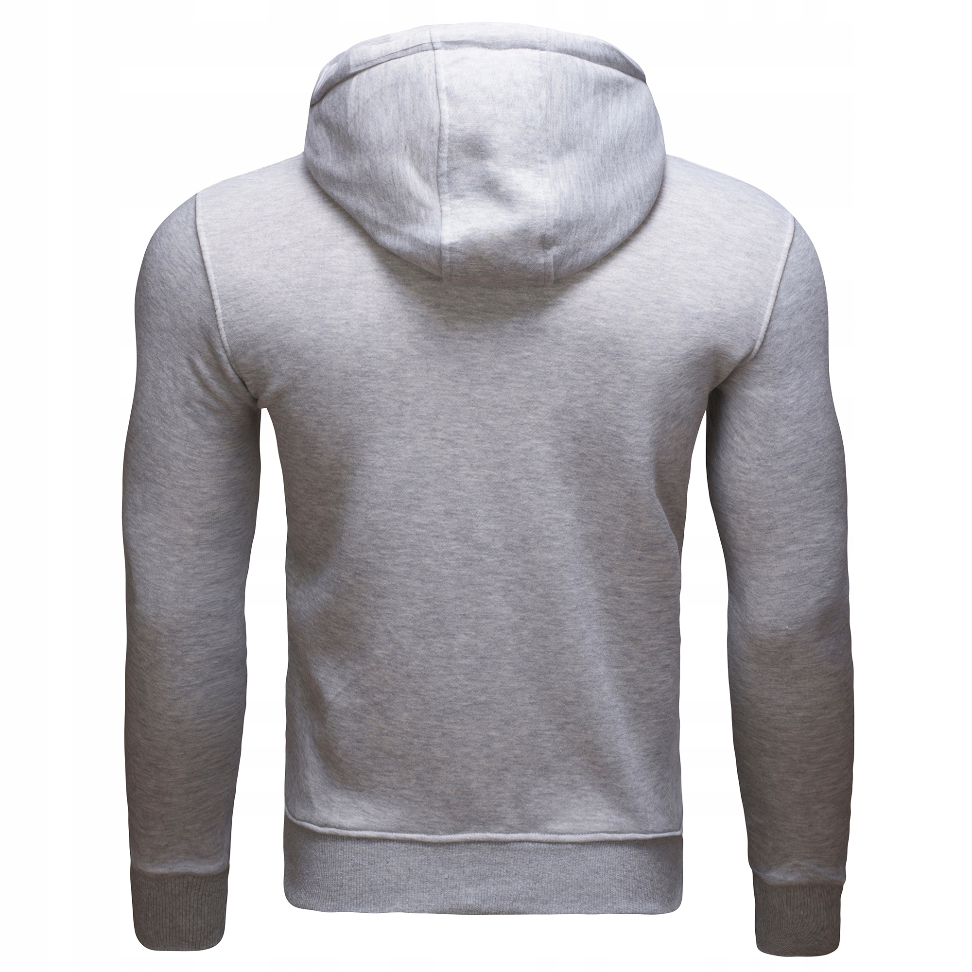 BL08 r. L GŁADKA ROZPINANA BLUZA Z KAPTUREM Marka Fk_fashion