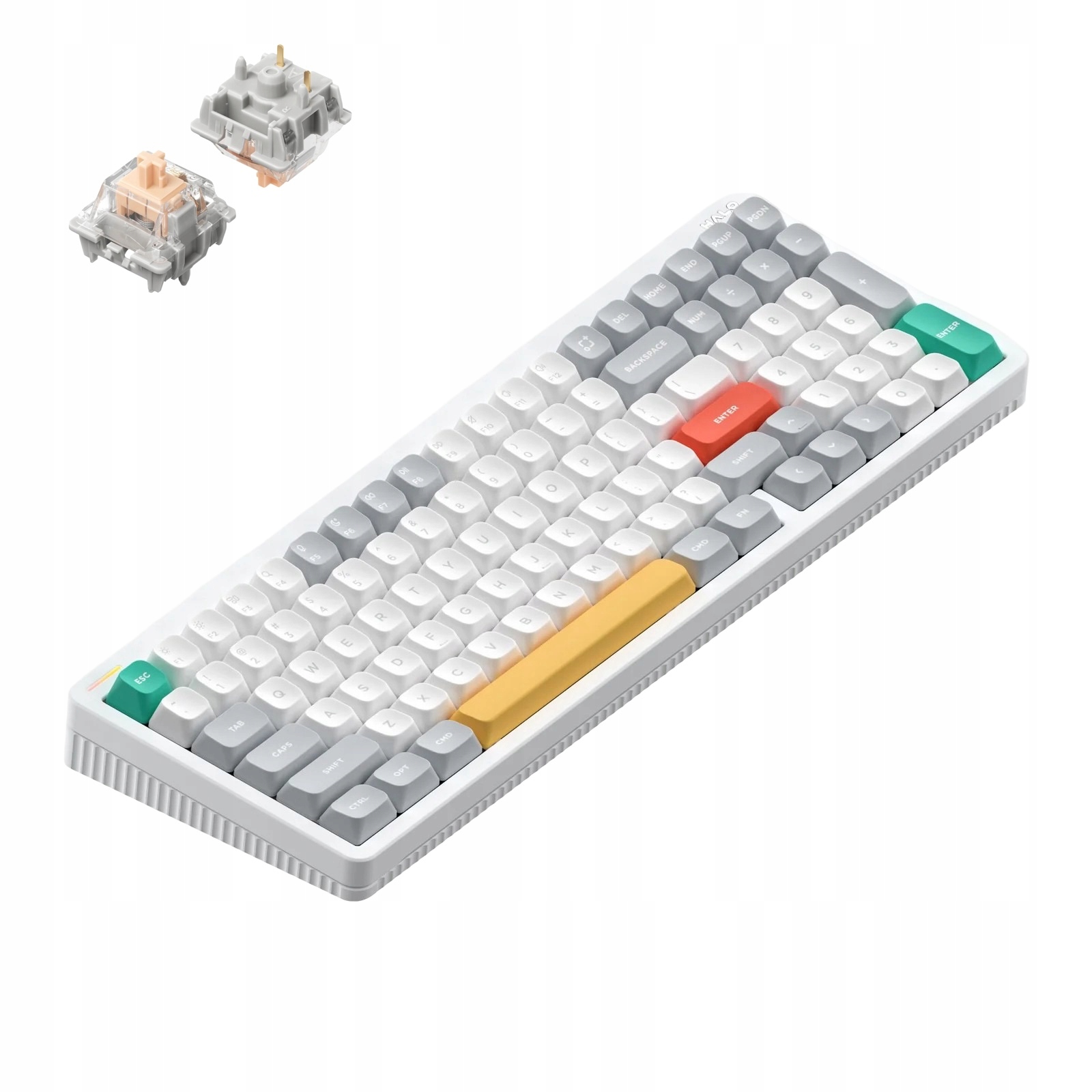 Bezdrátová mechanická klávesnice NuPhy Halo Io Series Blush Max