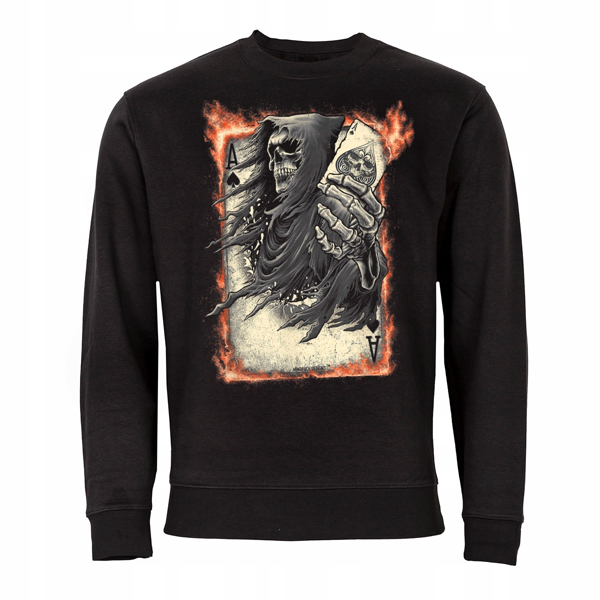 Pánská Mikina Poker Texas Holdem As Pik Lebka