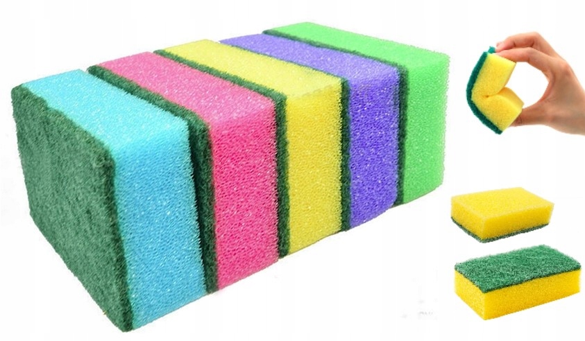 

Zmywak kuchenny Maxi 5 Szt Gąbka do mycia naczyń