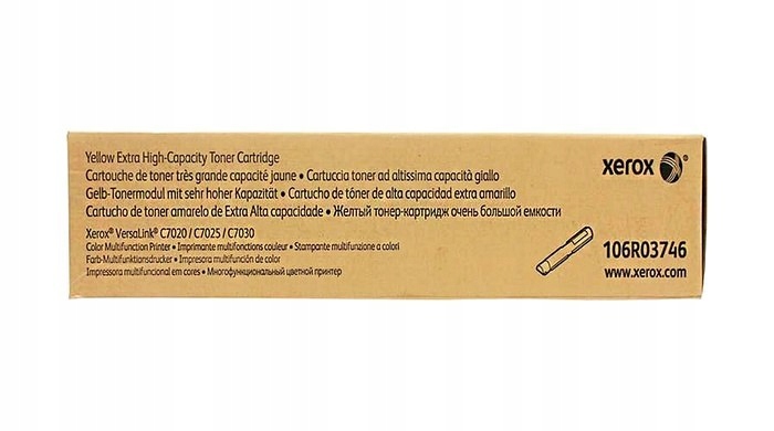 Originální žlutý toner Xerox VersaLink C7020 106R03746 (106R03750)