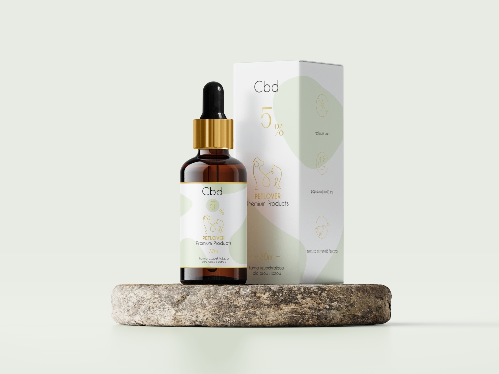 Levně Pet Lover – 5 % prémiový konopný olej pro psa a kočku