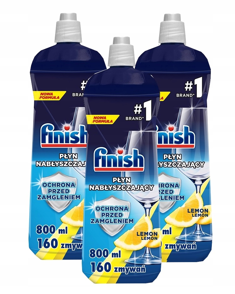 

Finish Płyn nabłyszczający zmywarki Lemon 3 x 800