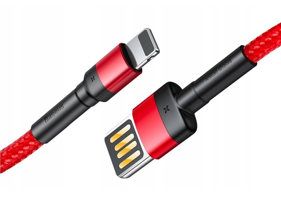 

Baseus Kabel Lightning Usb Dwustronny 2,4A 100cm