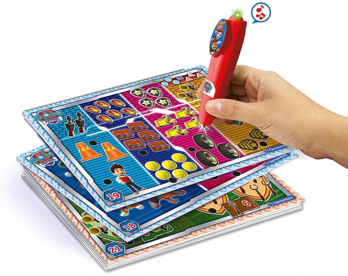 INTERAKTYWNE PIÓRO QUIZ PSI PATROL CLEMENTONI Wiek dziecka 3 lata +