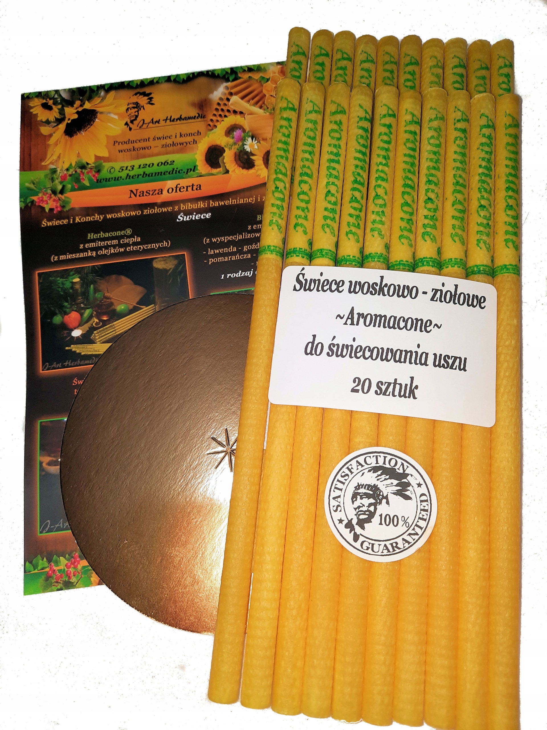

Świece do uszu Herbamedic Aromacone 10szt.