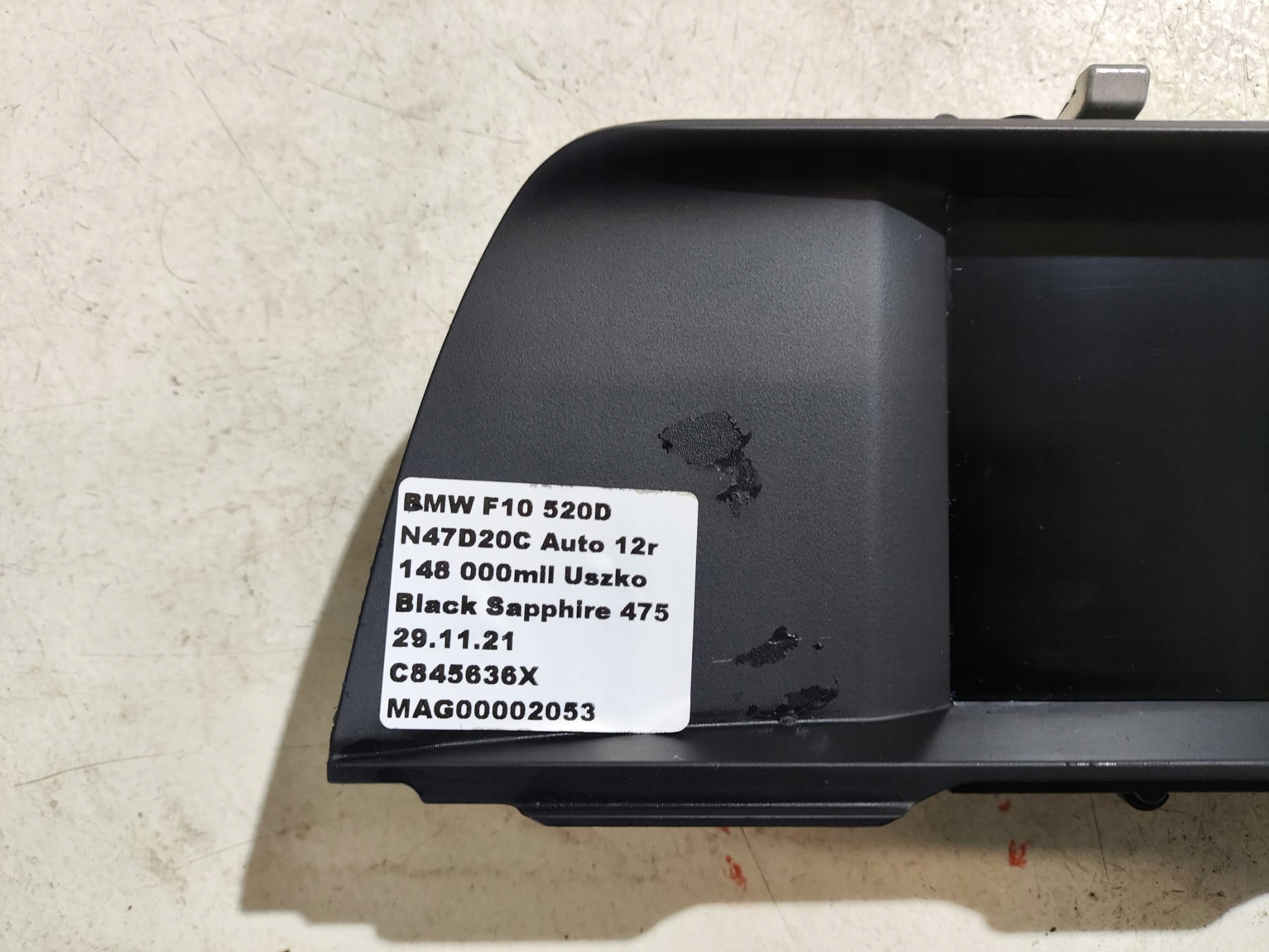 BMW F10 small display MONITOR navigation devices EKRAN