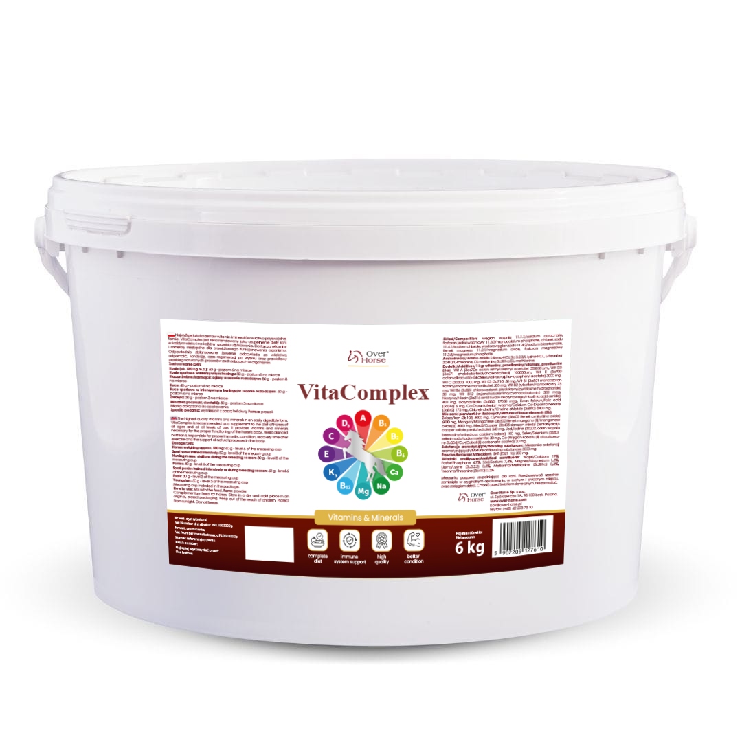 K Suplement Witaminy i minerały dla koni Over Horse VitaComplex 6 kg