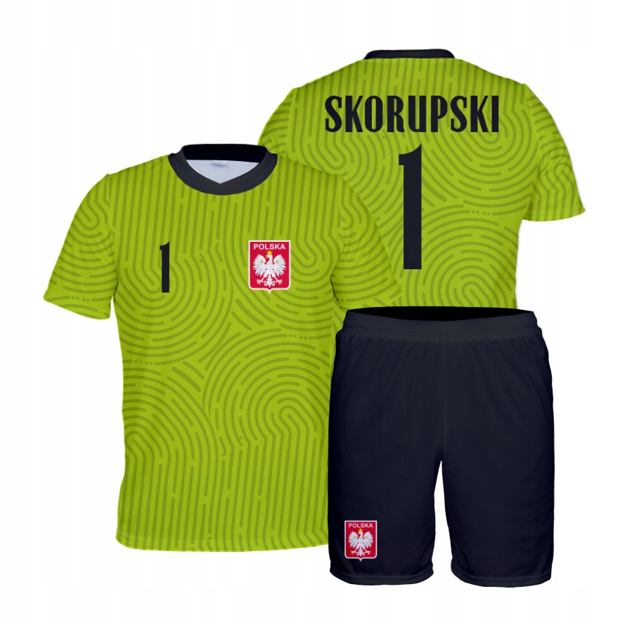 SKORUPSKI POLSKA komplet koszulka spodenki rozmiar 152