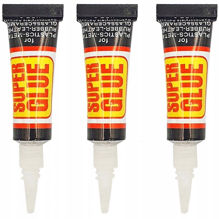 

Zestaw Uniwersalny Klej Glue Moc Szybki 3SZT