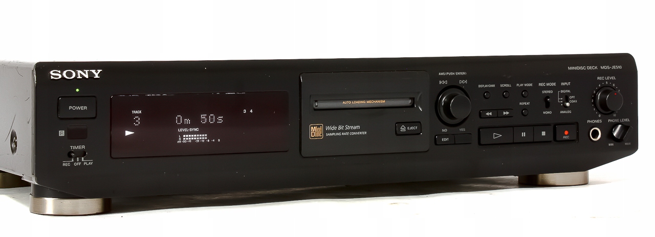 Minidisc Deck Sony MDS-JE510 - Sklep, Opinie, Cena w Allegro
