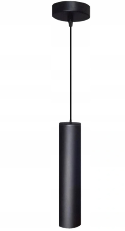Lampa WISZĄCA TUBA ZWIS SOPEL WAHADŁO CZARNA Kolor czarny