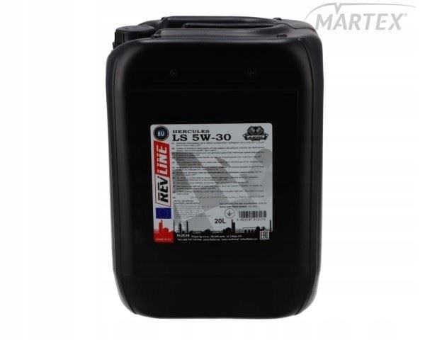 Olej Revline Hercules 5V30 20L Low Sap Acea: E4/E6/E7/E9; Man M3677; Mb 228