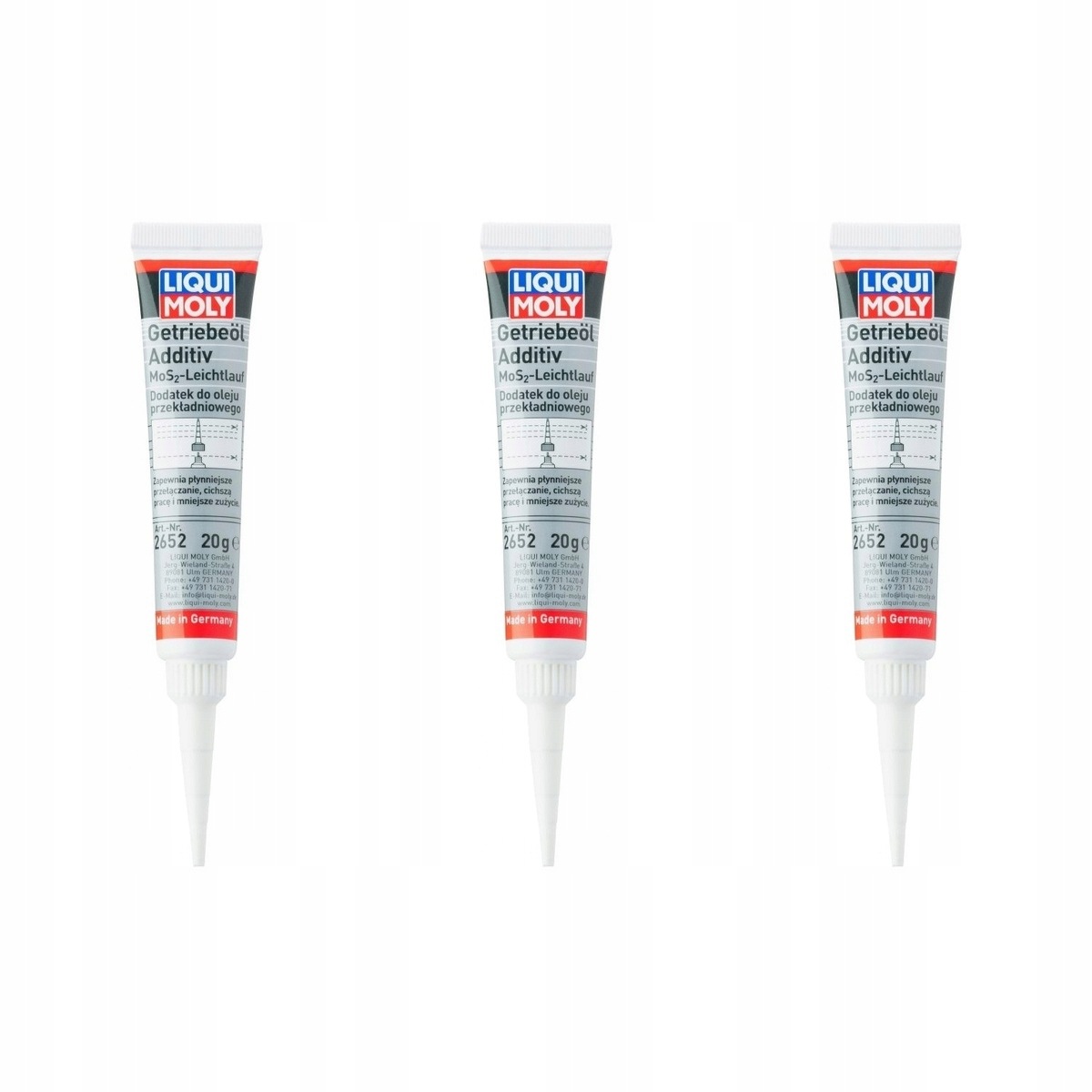 Dodatek MoS2 do oleju w skrzyni biegów Liqui Moly 20ml