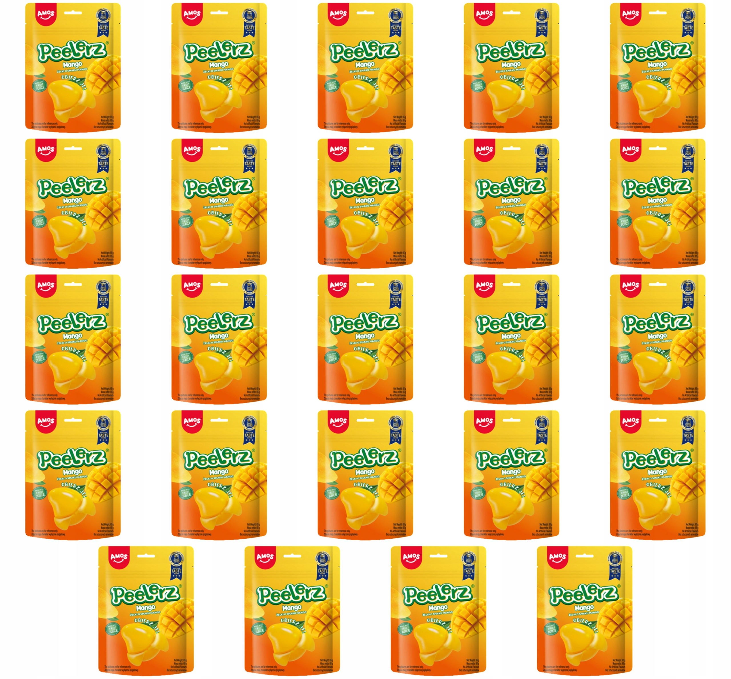 Amos Peeler Želé Bonbony s příchutí manga 65 g X24