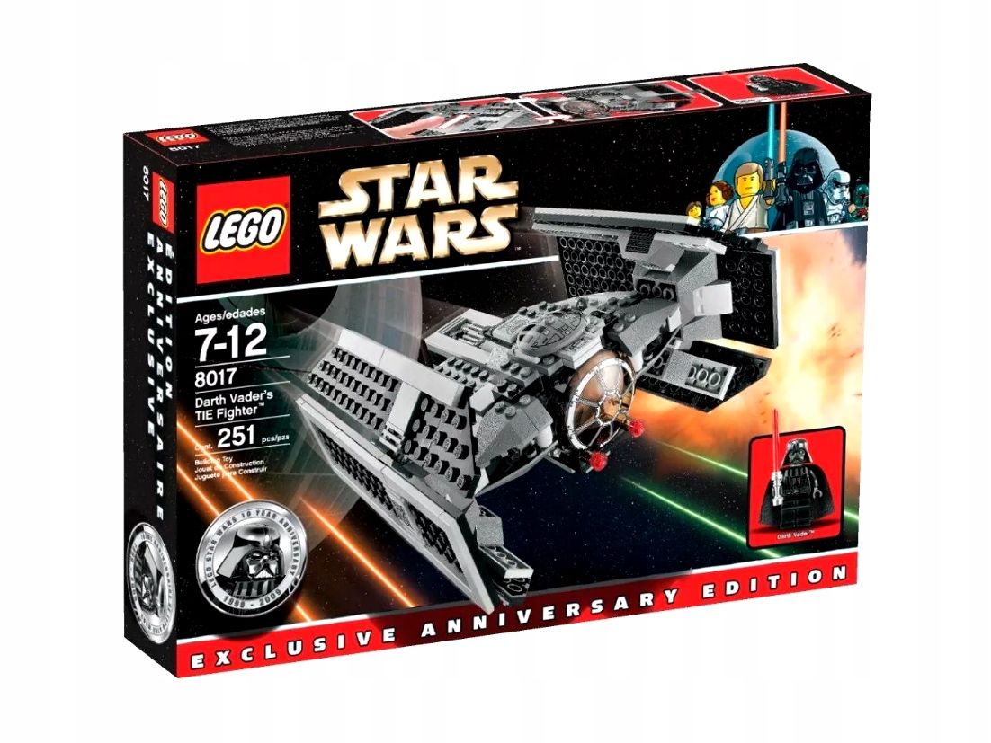 Lego 8017 Star Wars Darth Vader's Tie Fighter