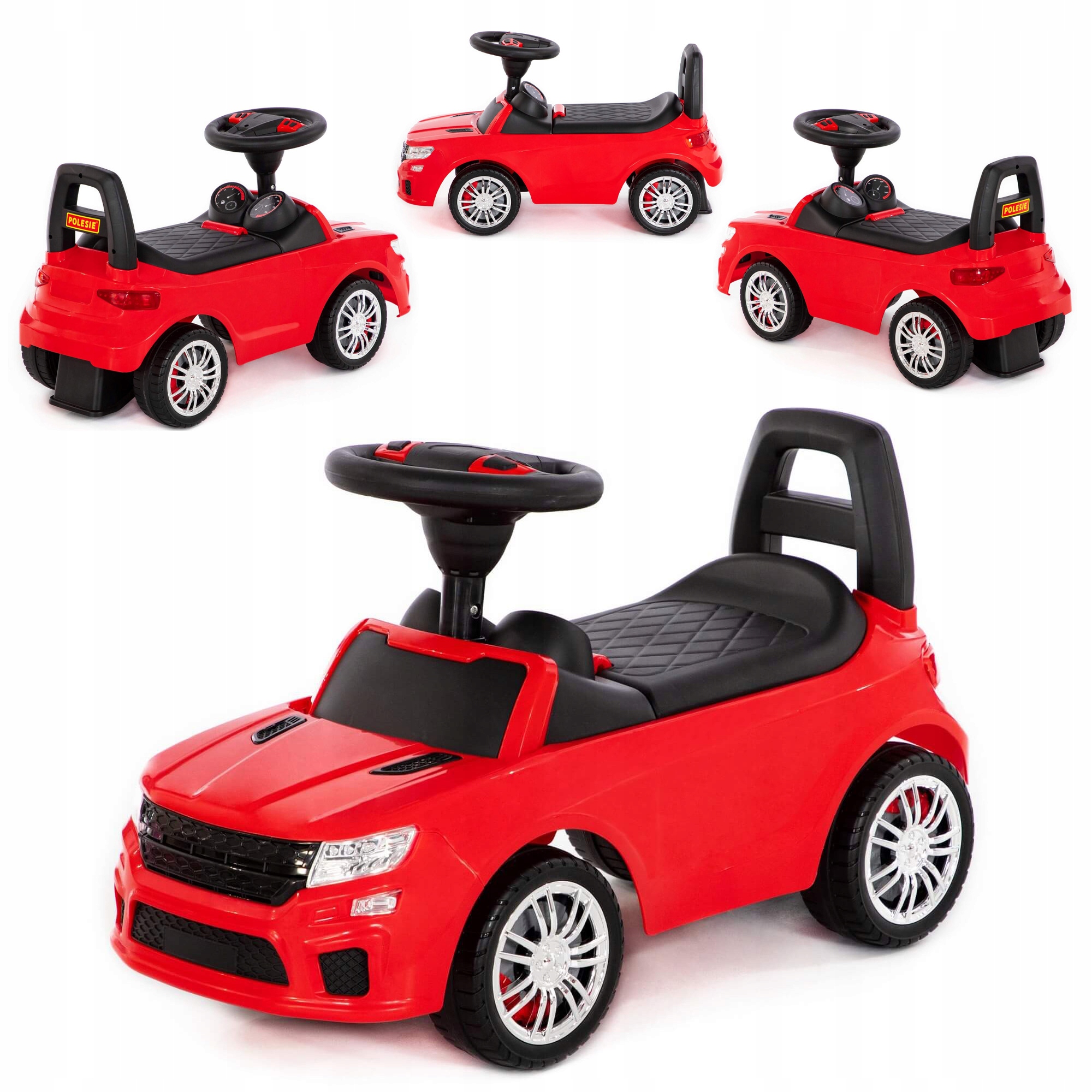 Wader Jeździk Auto SuperCar z dźwiękiem Czerwony