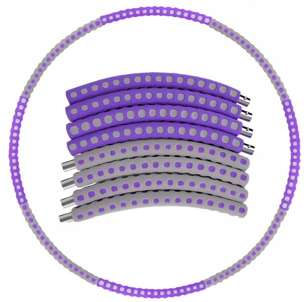 ODCHUDZAJĄCE KOŁO HULA HOP HOOP Z MASAŻER FITNESS