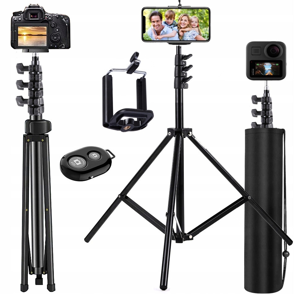 

Statyw 4W1 Pilot Tripod Uchwyt Na Telefon 210 cm
