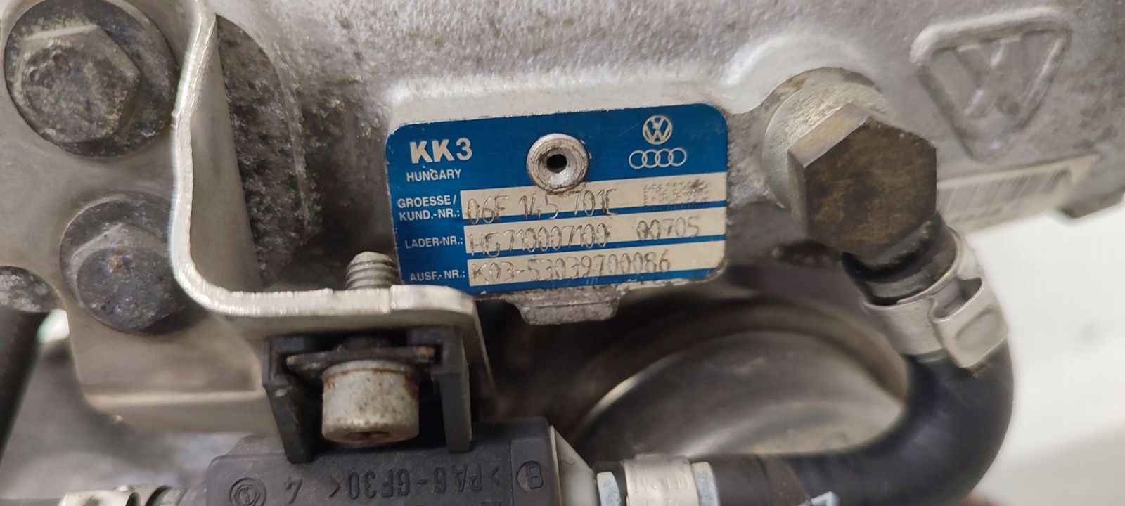 turbo turbina Audi A3 8P 2,0 TFSI