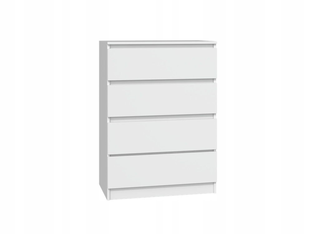 Komoda Malwa M4 Bílá Skříňka 4 Zásuvky Do Obývacího Pokoje Do Ložnice