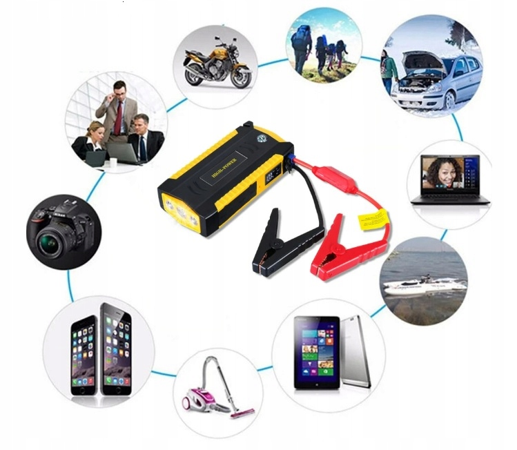 ПУСКОВОЕ УСТРОЙСТВО JUMP STARTER BOOSTER 12V 7IN1