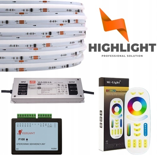 20m Sekvenčný koridorový set Cob Rgbw SK6812