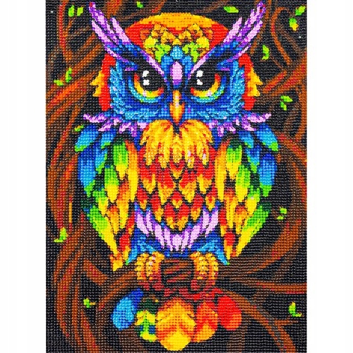 

Haft diamentowy mozaika Diamond Painting Sowa