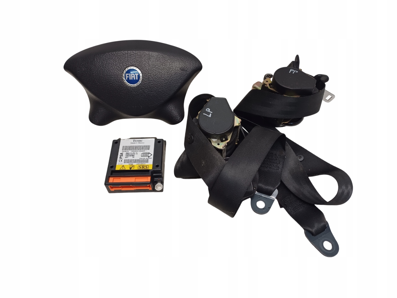 FIAT ULYSSE 2 II - ZESTAW AIRBAG 1400157980 14958420YR