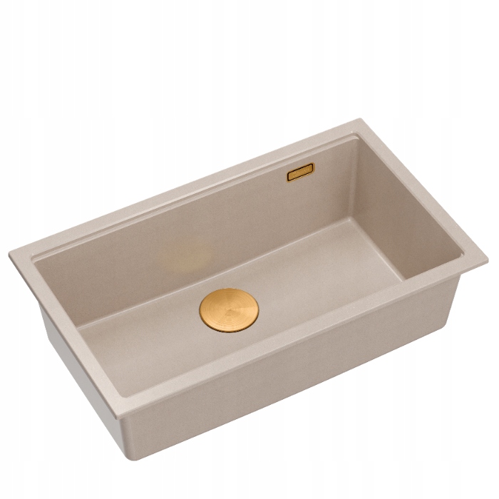 Quadron Logan 110 Drez 76x45x23,5 cm 1-komorový Zapustený Béžová Meď