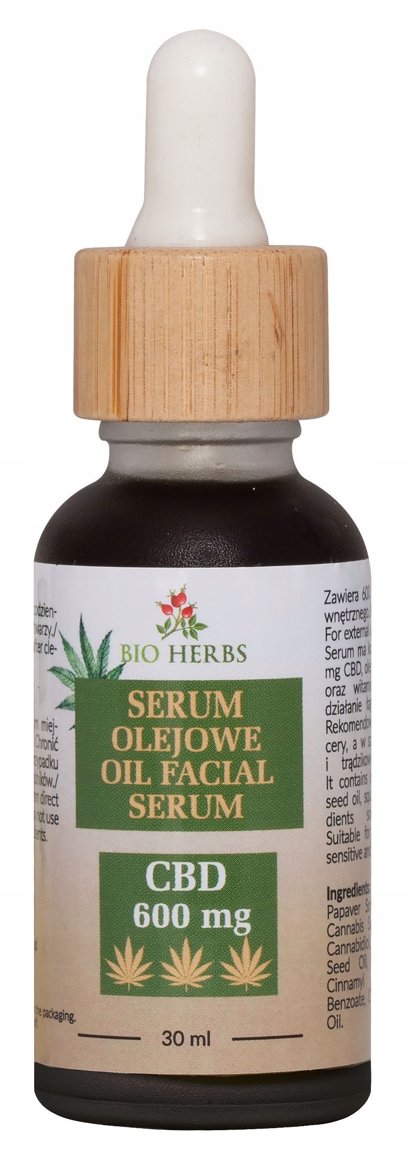 

Wygładzające Konopne Serum Olejek Do Twarzy Cbd