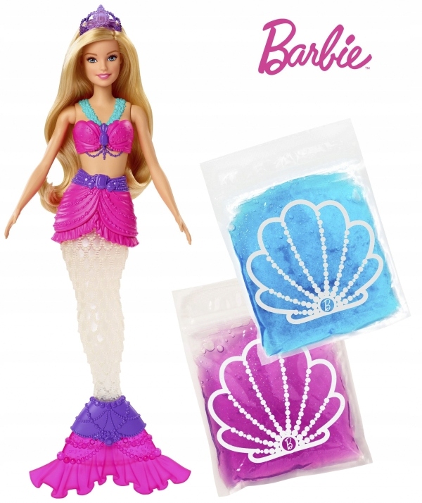 

Barbie GKT75 Syrenka Brokatowy Slime Dreamtopia