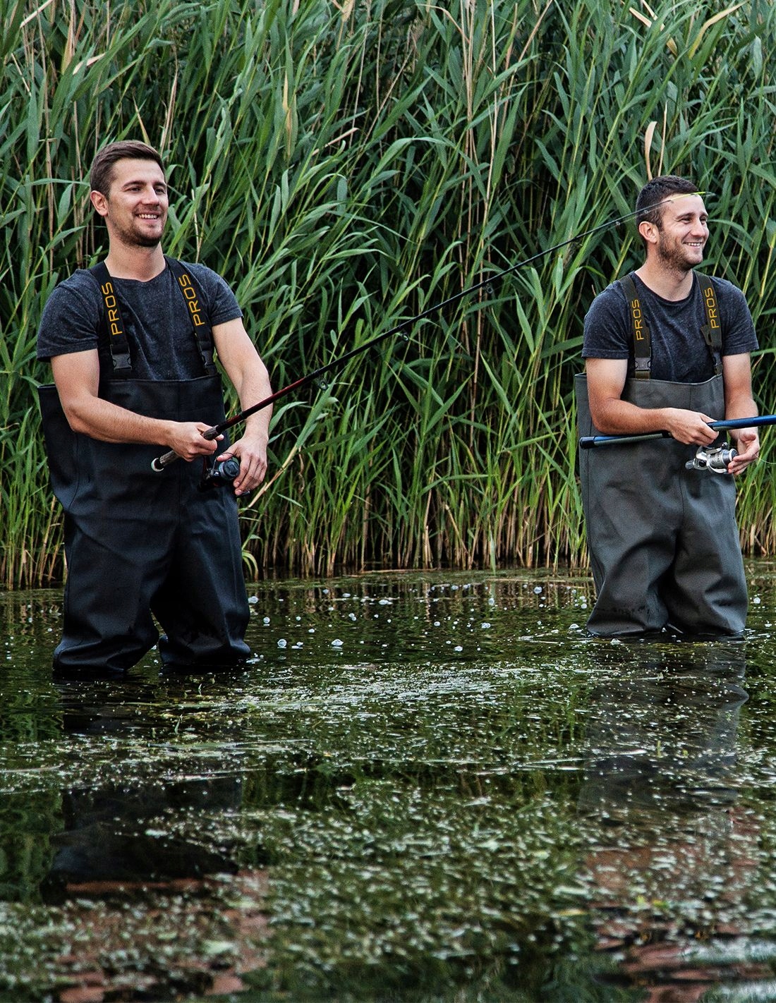 SPODNIOBUTY WODERY ZIELONE PROS SB01 44 Rodzaj wysokie (do klatki)