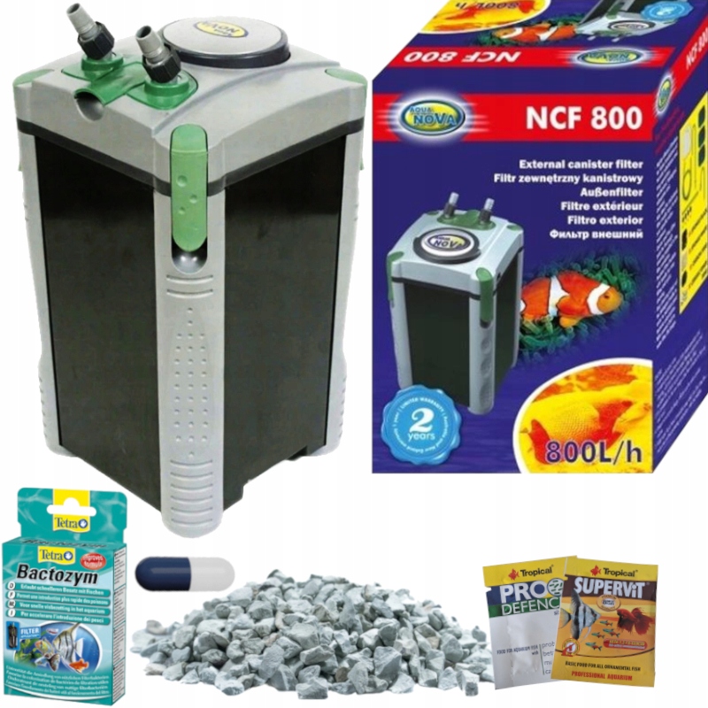 

Filtr zewnetrzny Aqua Nova NCF-800 akwarium do200L