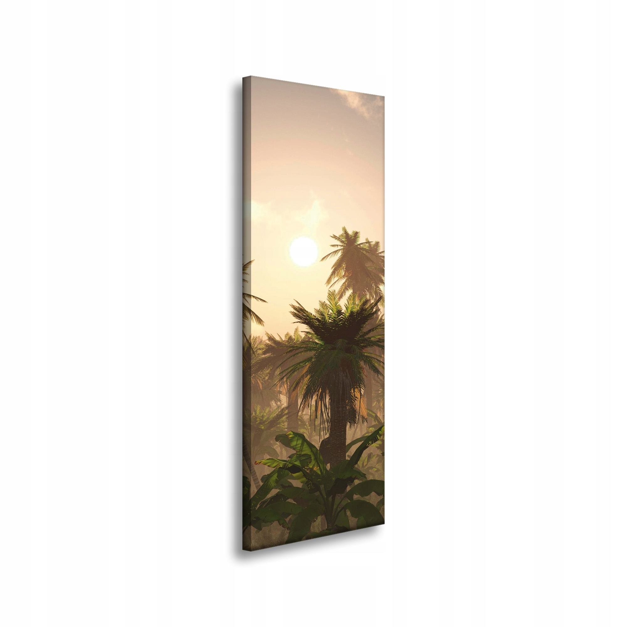 Obraz na plátně Západ slunce Palmy Příroda 40x120 cm
