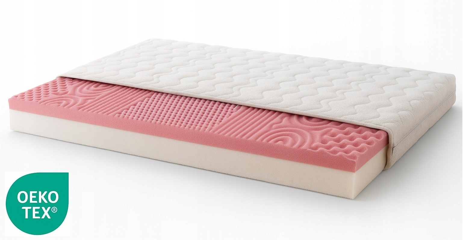 Materac Masujący 120x190 Mikro 7 stref Pianka profilowana Hr na kręgosłup