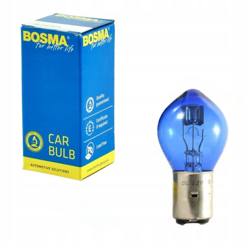 

Żarówka 12V 35/35W BA20D Niebieska 1SZT