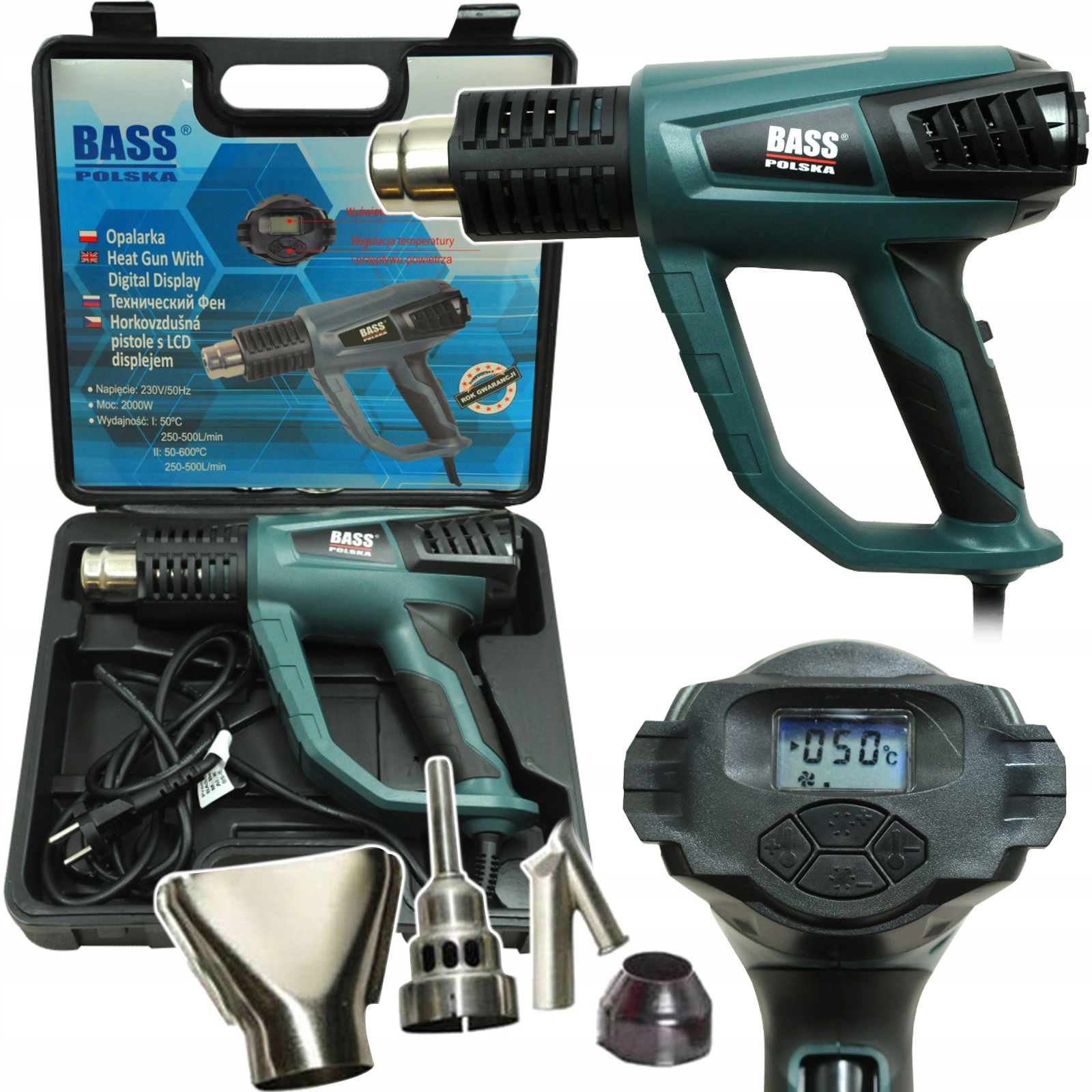 

Bass Polska Opalarka Elektryczna 2000W z Regulacja