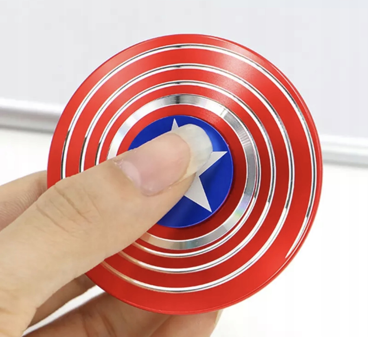 Metalowy antystresowy hand Fidget spinner zabawka Marka inna