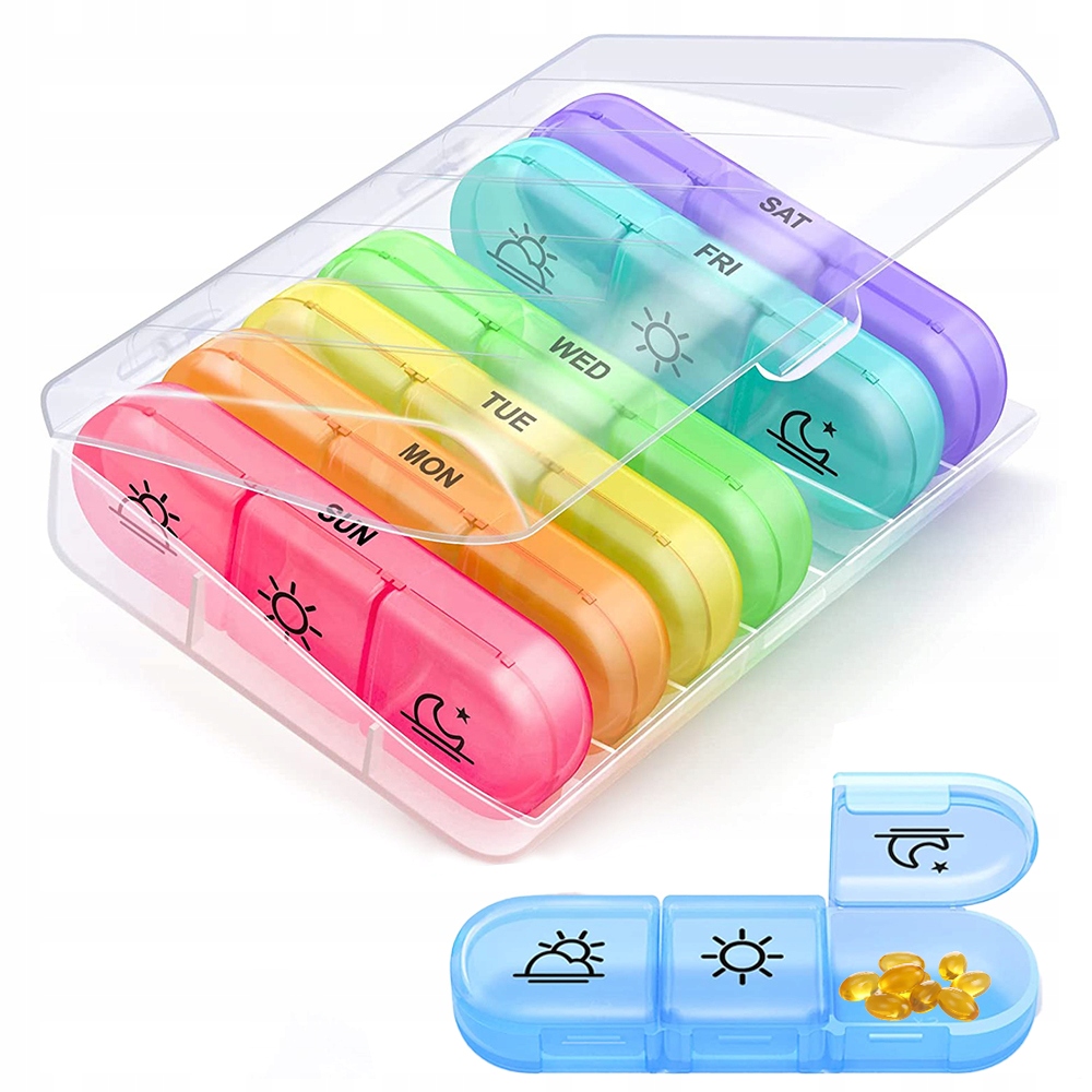 

Pojemnik Kasetka Pudełko Na Leki Tabletki 7 Dni