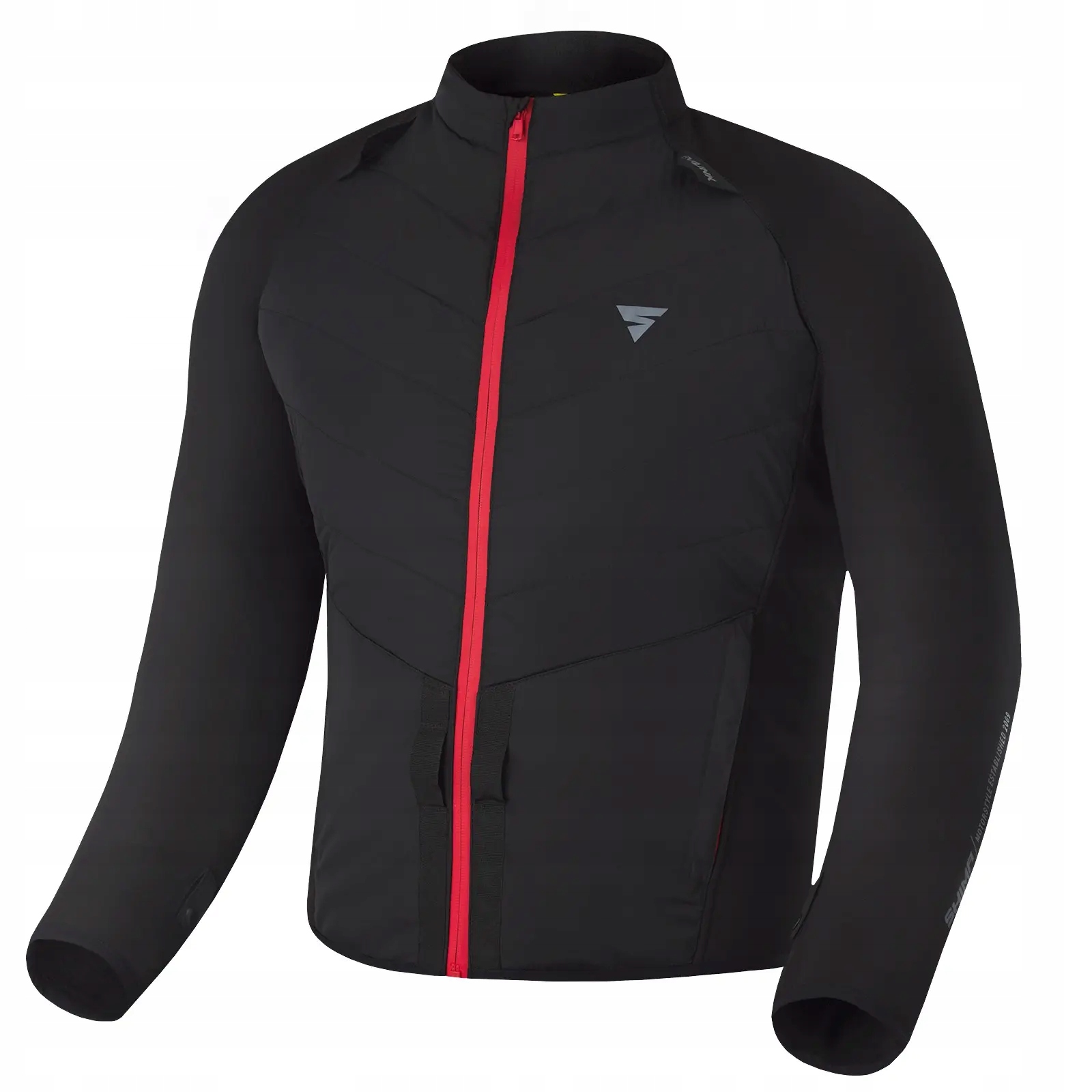 Shima Warmup Men Blak Pánska Motocyklová Bunda Čierna Otepľovacia