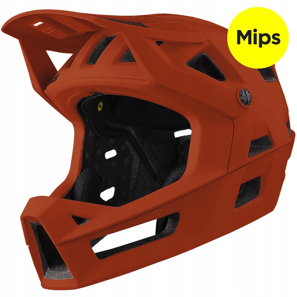 Cyklistická přilba Full Face iXS Trigger Ff Mips Burnt Orange 58-62 cm Enduro M/L