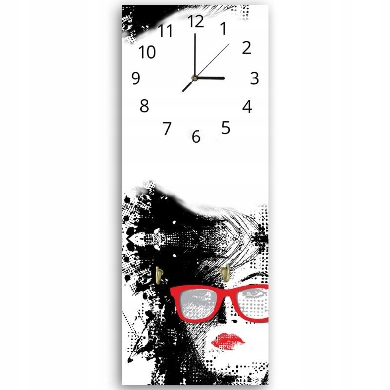 

Zegar Z Wieszakiem Wzór Kobieta Deco Panel 25x65